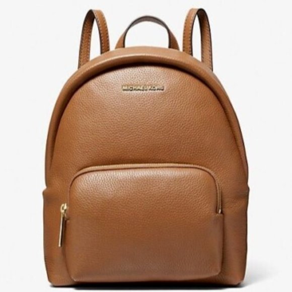 Michael Kors Handbags - Michael Kors Luggage Pebbled Leather Erin Medium Backpack Bag Purse $358